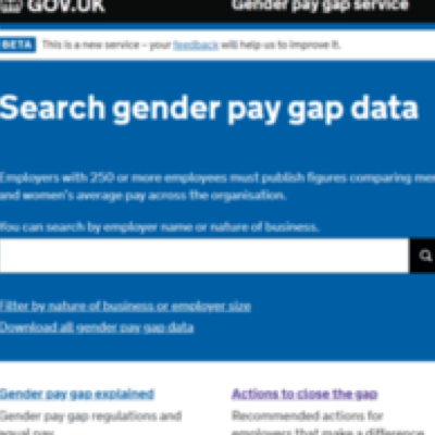 英國宣布國內 250 人以上大公司均完成公布性別薪資差距資料