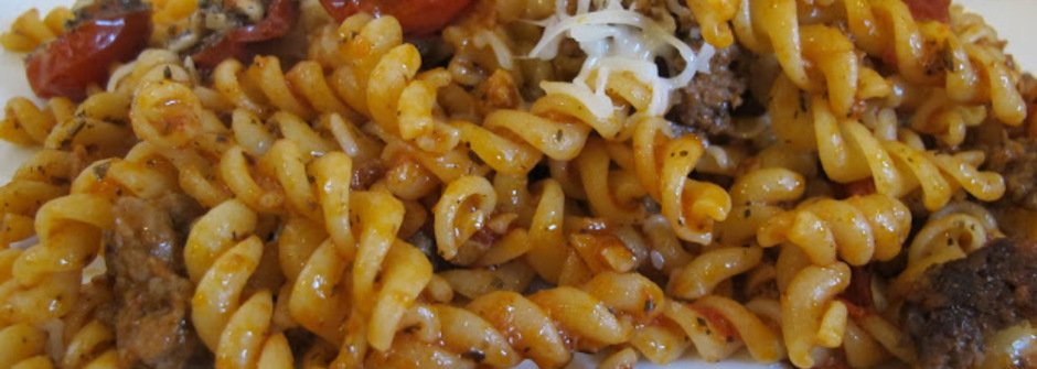 美味料理食譜：紅茄牛肉碎油封番茄螺旋麵