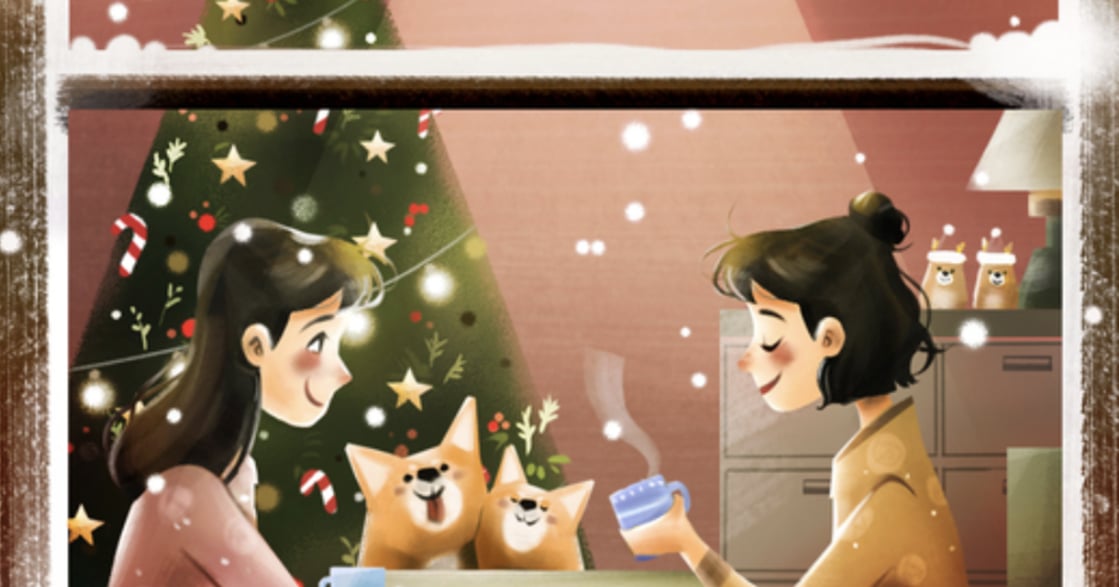 同志聖誕插畫故事：「我想和你有個家，有平凡的愛，吵鬧的幸福」