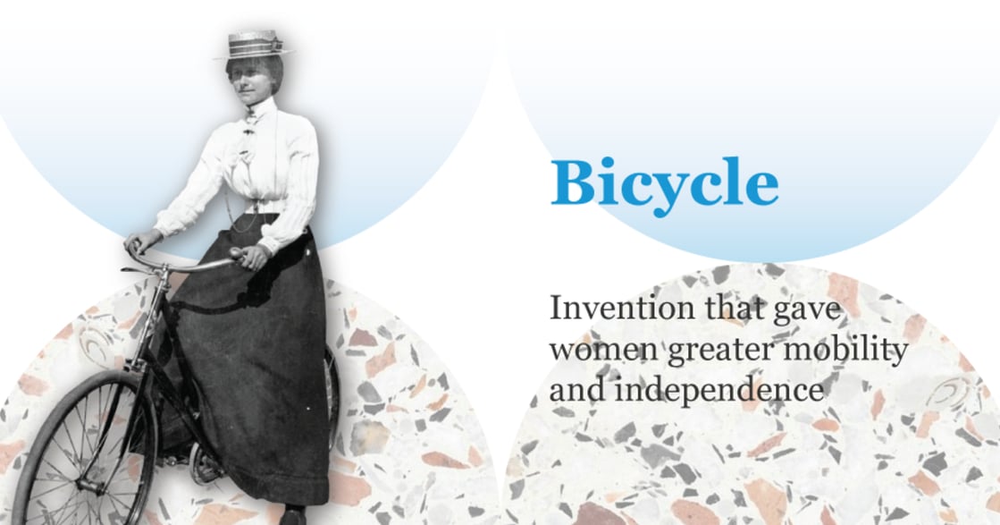騎單車會導致女人生病？五種帶動時代改變的女性主義物品