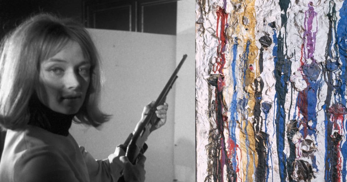 法國藝術家 Niki：我用槍擊作畫，實際上是在槍擊自己與社會