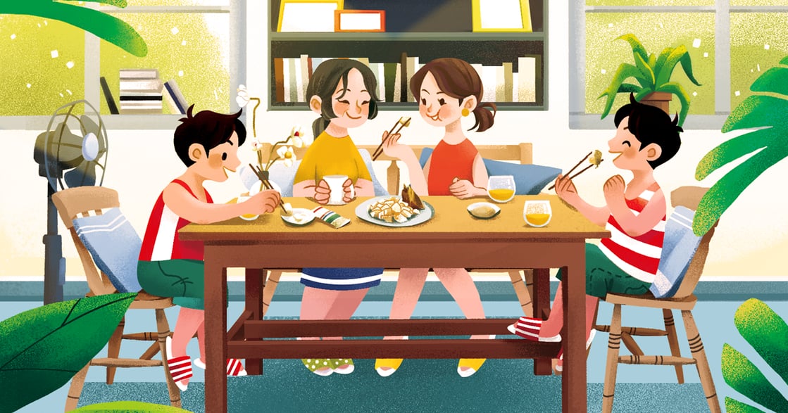 【夏天餐桌故事】夏日限定的涼筍沙拉：維繫家中情感，不需大菜