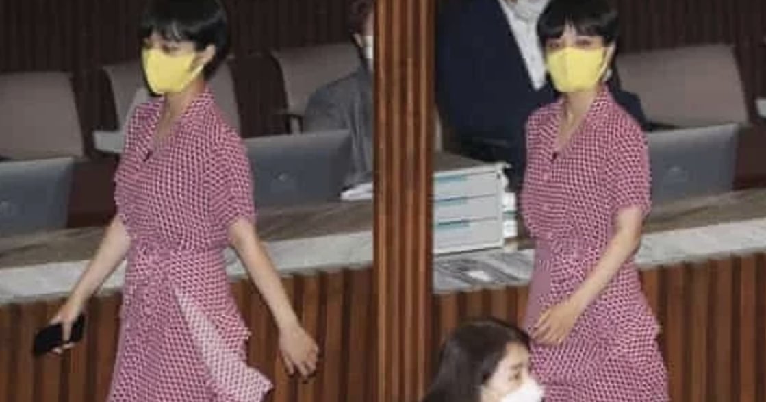 「你是來收飲料費的小姐？」韓國女議員的粉色洋裝反擊：西裝不代表國會權威
