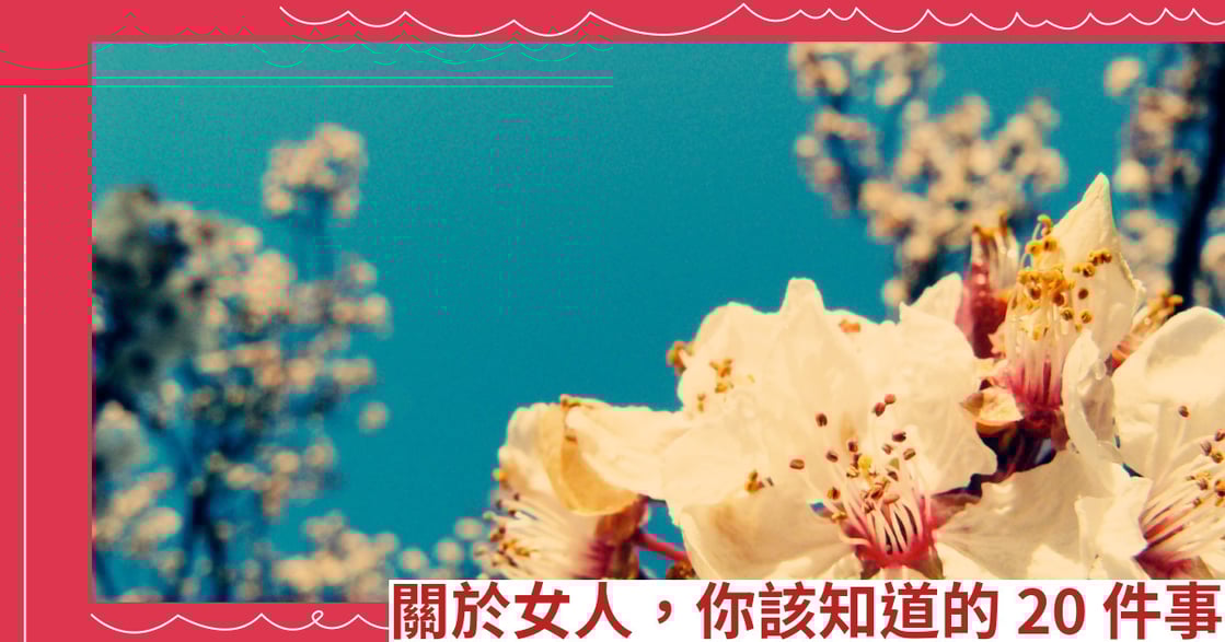 關於女人，你該知道的20件事
