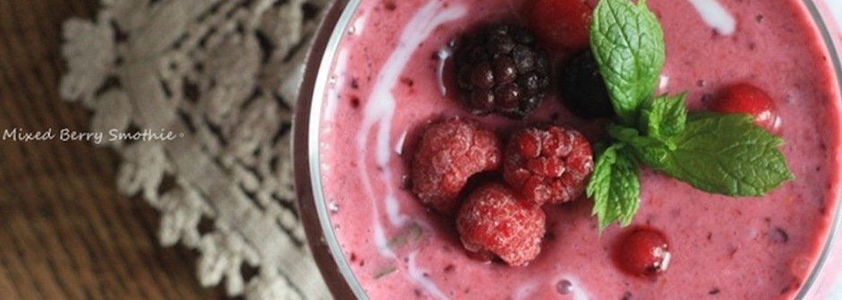 美味料理食譜：酸甜一夏！綜合莓果冰沙