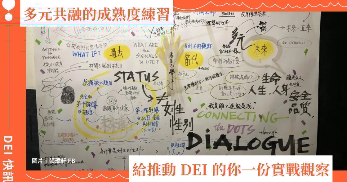 多元共融的成熟度練習：給推動 DEI 的你一份實戰觀察