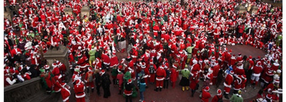 兒童不宜的聖誕老公公大遊行 SantaCon NYC