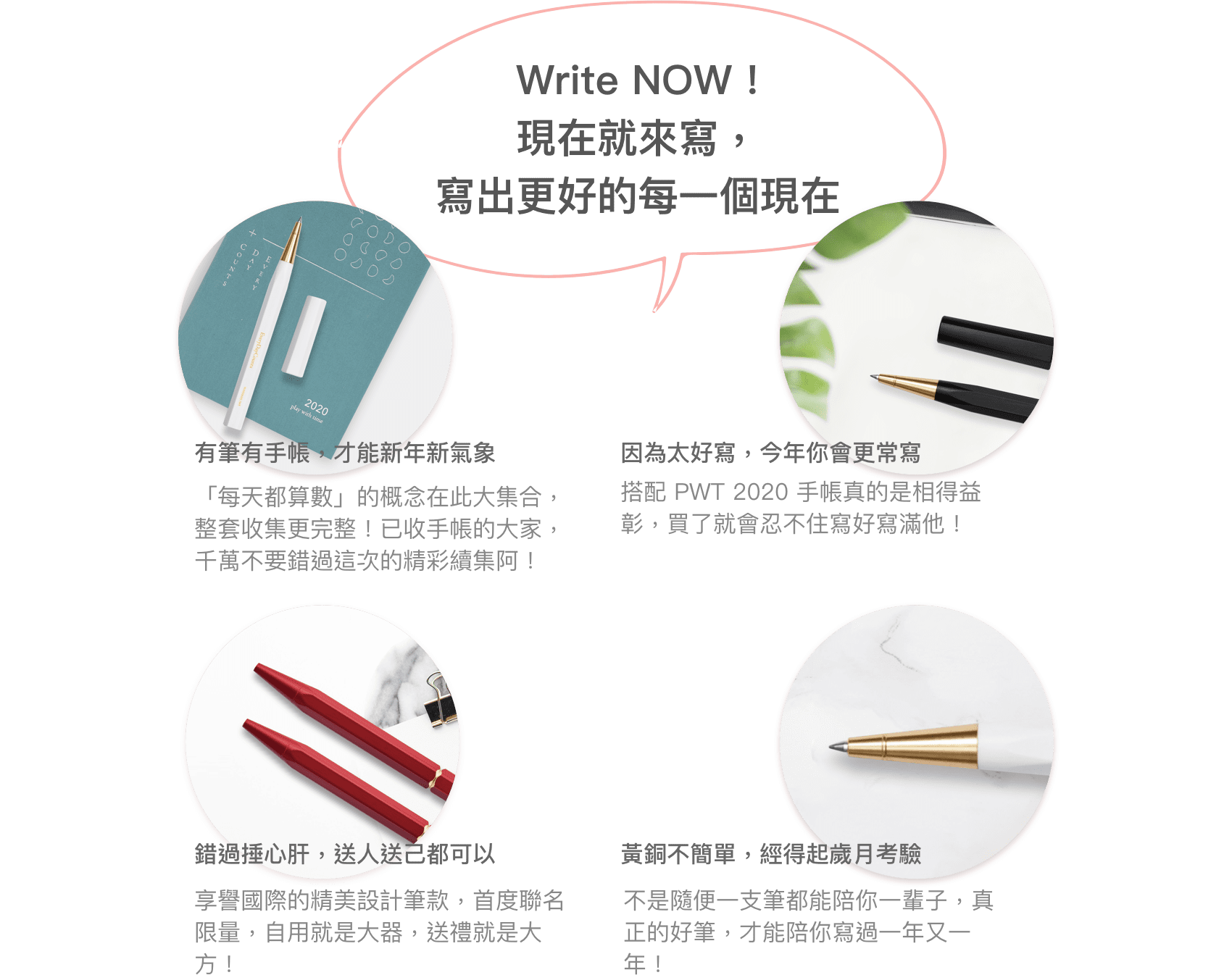 Write NOW ! 現在就來寫,寫出更好的每一個現在