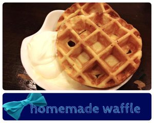 Homemade waffle