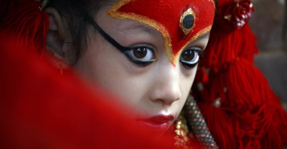 尼泊爾女神，被神遺棄的女孩