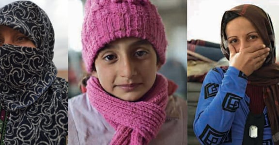 「活在砲火中，我們沒有哭」敘利亞沒有表情的女人女孩