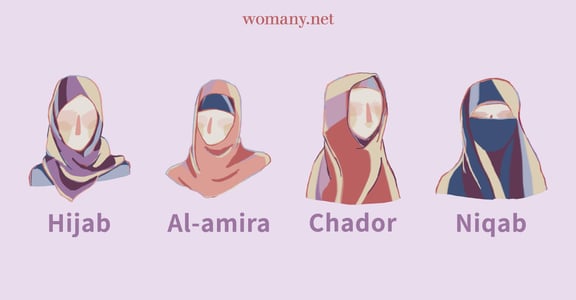 【資訊圖表】面紗、頭巾、罩袍、布基尼！一張圖帶你看穆斯林的衣著選擇