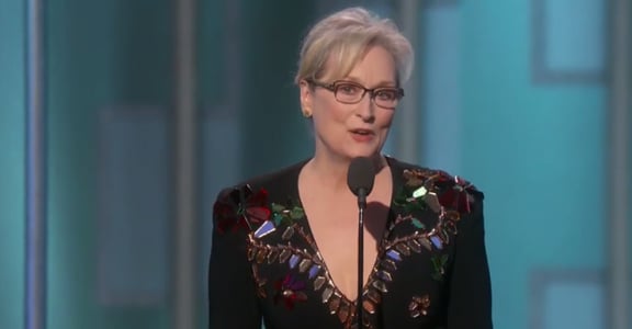 終身成就！梅莉史翠普的金球獎演講：做一個能說話的人，就該為他人發聲