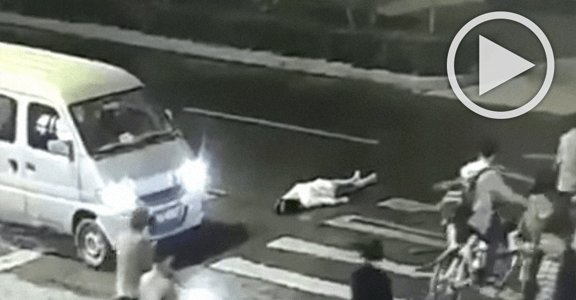 時局的寓言：中國女子遭車碾死，無人敢報警相救