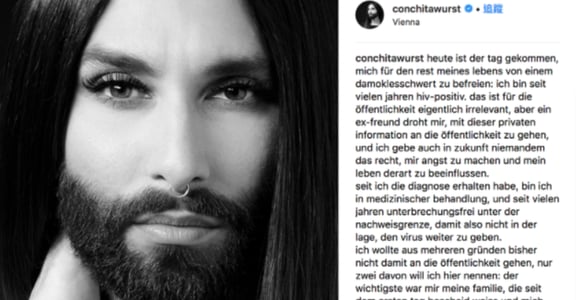 鬍鬚女 Conchita 出櫃：我是 HIV 感染者，這不是他人要脅我的武器