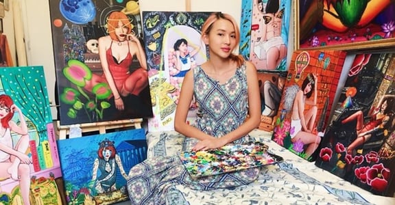 台裔紐約藝術家黎橘：我想畫小女孩的英雄之旅