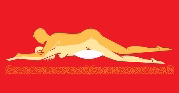 男上位：超深入山坡式