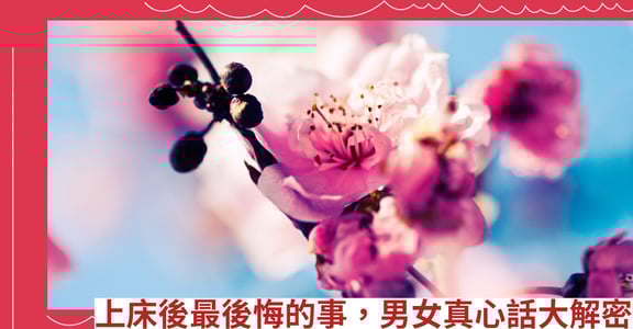 上床後最後悔的事，男女真心話大解密