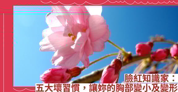臉紅知識家：五大壞習慣，讓妳的胸部變小及變形