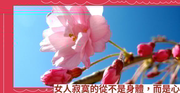 女人寂寞的從不是身體，而是心