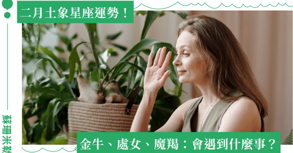 【蘇珊米勒】2023 金牛、處女、摩羯：土象星座二月運勢