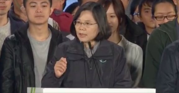 【最快即時】 第一位女總統蔡英文感言：我會用行動告訴世界，台灣等於民主，民主等於台灣