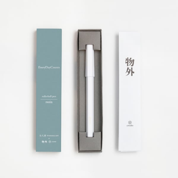 【預購】PWT X 物外設計｜聯名平衡鋼珠筆 Write NOW（月牙白） 的圖片