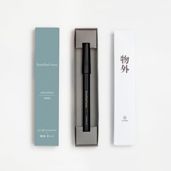 【預購】PWT X 物外設計｜聯名平衡鋼珠筆 Write NOW（月夜黑） 的圖片