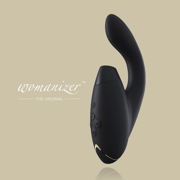 Womanizer|DUO 震動吸吮愉悅器 /黑|LHH 的圖片
