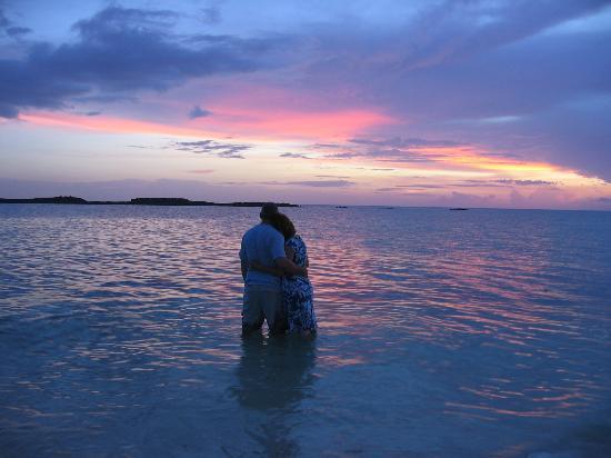 gorgeous sunset over the ocean! - 自由港Paradise Cove Beach Resort的圖片