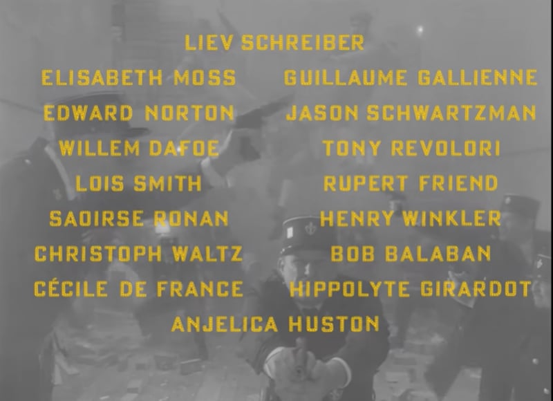 《The French Dispatch》演員陣容非常豪華。(《The French Dispatch》預告)