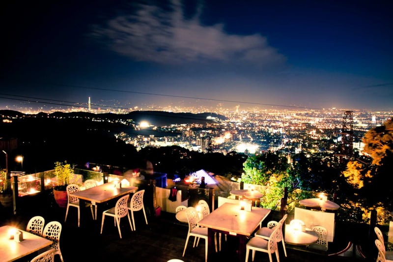  【台灣陽明山餐廳】草山夜未眠・夜景餐廳 