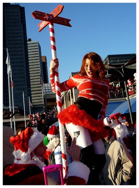 兒童不宜的聖誕老公公大遊行 SantaCon NYC