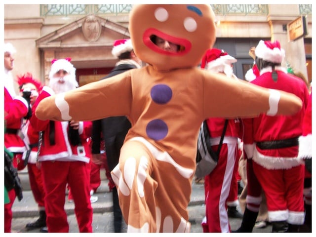 兒童不宜的聖誕老公公大遊行 SantaCon NYC