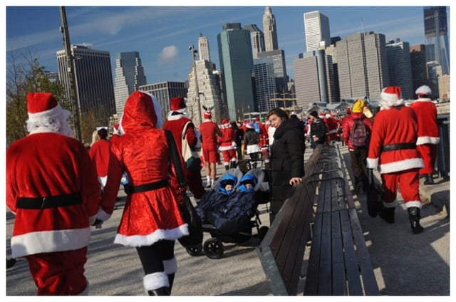 兒童不宜的聖誕老公公大遊行 SantaCon NYC