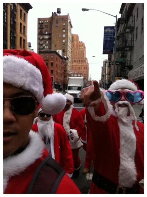 兒童不宜的聖誕老公公大遊行 SantaCon NYC