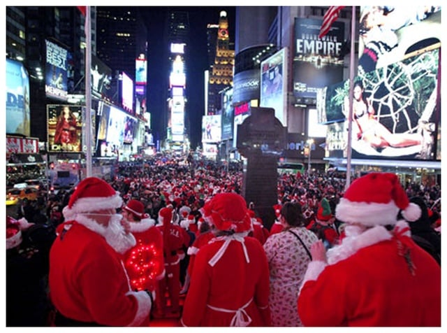 兒童不宜的聖誕老公公大遊行 SantaCon NYC