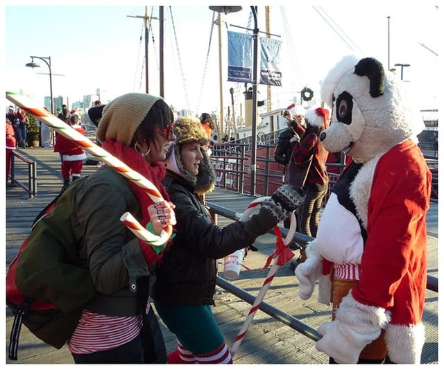 兒童不宜的聖誕老公公大遊行 SantaCon NYC