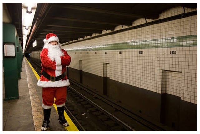 兒童不宜的聖誕老公公大遊行 SantaCon NYC