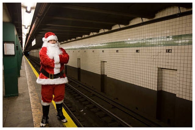 兒童不宜的聖誕老公公大遊行 SantaCon NYC