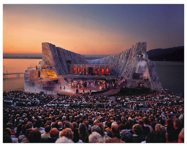 嘆為觀止的湖上歌劇院 Bregenz Festival