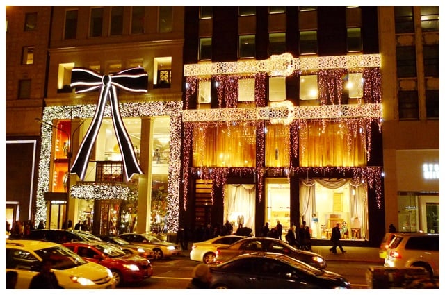 直擊紐約第五大道聖誕櫥窗秀 (名牌篇)
