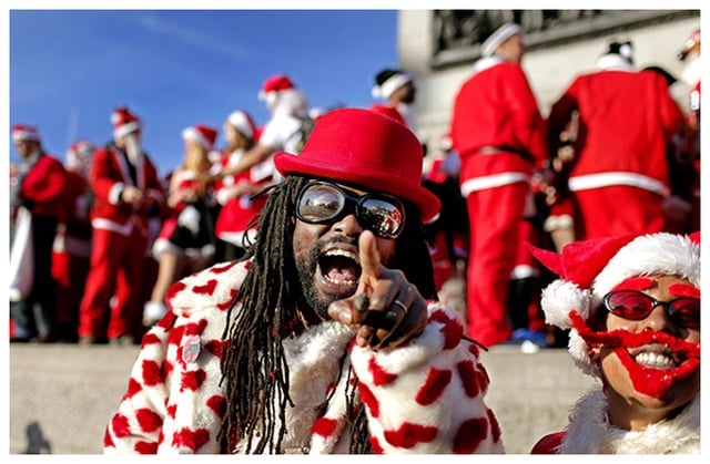 兒童不宜的聖誕老公公大遊行 SantaCon NYC